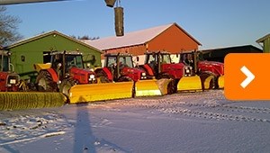 Snerydning i Haslev og omegn 